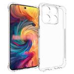 For ZTE Axon 70 / Blade V70 Shockproof Non-slip Thickening TPU Phone Case(Transparent)