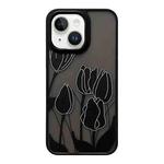 For iPhone 13 Skin Feel Matte TPU+PC Shockproof Phone Case(Tulip)