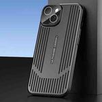 For iPhone 14 Ice Sense Heat Dissipation Electroplating Frosted Phone Case(Black)