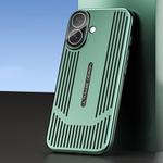 For iPhone 16 Ice Sense Heat Dissipation Electroplating Frosted Phone Case(Light Green)