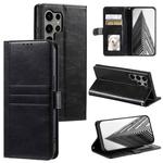 For Samsung Galaxy S24 Ultra 5G Simple 6-Card Wallet Leather Phone Case(Black)