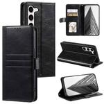 For Samsung Galaxy S23 5G Simple 6-Card Wallet Leather Phone Case(Black)