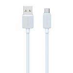 USAMS US-SJ700 USB to Micro USB 2A Striped Fast Charge Data Cable, Length:3m(Blue)