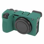 For Sony ILCE-6700 / A6700 Litchi Texture Soft Silicone Protective Case(Green)