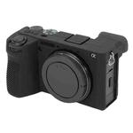 For Sony ILCE-6700 / A6700 Glossy Soft Silicone Protective Case(Black)