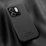 For Infinix Hot 50i / Smart 9 HUIYI Leather Magnetic Phone Case(Black)