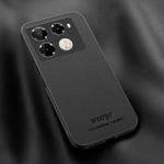 For Infinix Note 40 Pro 5G HUIYI Leather Magnetic Phone Case(Black)