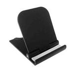 Portable Foldable Cell Phone Holder Creative Mini Desktop Stand(Black)