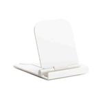 Portable Foldable Cell Phone Holder Creative Mini Desktop Stand(White)