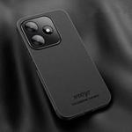 For Redmi 13 4G / Xiaomi Poco M6 4G HUIYI Leather Magnetic Phone Case(Black)