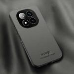 For Redmi Note 14 Pro 5G HUIYI Leather Magnetic Phone Case(Grey)