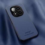 For Redmi Note 14 Pro+ 5G HUIYI Leather Magnetic Phone Case(Blue)