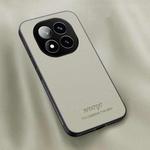 For Redmi Note 14 Pro+ 5G HUIYI Leather Magnetic Phone Case(White)