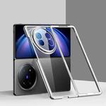 For vivo X Fold5 6D Electroplating PC Shockproof Phone Case(Silver)