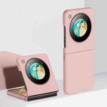 For ZTE nubia Flip / Libero Flip Skin Feel PC Full Coverage Shockproof Phone Case(Pink)