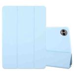 For Huawei MatePad Pro 12.2 Tri-fold Silicone Leather Tablet Case(Ice Blue)