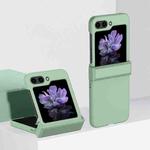 For Samsung Galaxy Z Flip6 3 Parts Skin Feel PC Full Coverage Shockproof Phone Case(Mint Green)
