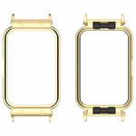 For Samsung Galaxy Fit 3 18mm Metal Frame Watch Protective Case(Gold)