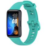 For Huawei Band 8 / 9 / 9 NFC Solid Color Colorful Buckle Silicone Watch Band(Teal)