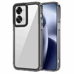 For OnePlus Nord 2T 5G Transparent Acrylic + TPU Shockproof Phone Case(Transparent Black)