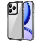 For Realme C53 Transparent Acrylic + TPU Shockproof Phone Case(Transparent Black)