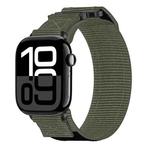 For Apple Watch Series 10 46mm Nylon Hook And Loop Fastener Watch Band(Grey)