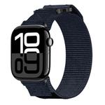 For Apple Watch Series 10 46mm Nylon Hook And Loop Fastener Watch Band(Blue)