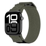 For Apple Watch Series 10 42mm Nylon Hook And Loop Fastener Watch Band(Grey)