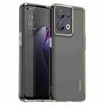 For OPPO Reno8 5G Global Candy Series TPU Phone Case(Transparent Grey)