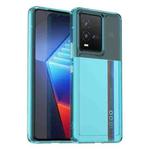 For vivo iQOO 9T Candy Series TPU Phone Case(Transparent Blue)