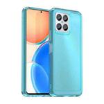 For Honor X6S Candy Series TPU Phone Case(Transparent Blue)