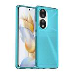 For Honor 90 Candy Series TPU Phone Case(Transparent Blue)