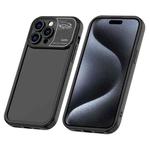 For iPhone 15 Pro Aromatherapy Liquid Silicone Phone Case(Black)