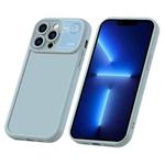 For iPhone 13 Pro Aromatherapy Liquid Silicone Phone Case(Light Cyan)