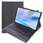 For vivo Pad SE 12.3 Bluetooth Keyboard TPU Leather Tablet Case with Holder & Touchpad(Black)