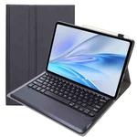 For vivo Pad SE 12.3 Bluetooth Keyboard TPU Leather Tablet Case with Holder(Black)