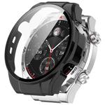 For Xiaomi Haylou Watch R8 PC + Tempered Film Integrated Watch Protective Case(Black)