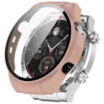 For Xiaomi Haylou Watch R8 PC + Tempered Film Integrated Watch Protective Case(Pink)