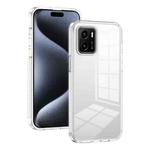 For vivo Y15s / Y15a 2.5mm Anti-slip Clear Acrylic Hybrid TPU Phone Case(Transparent)