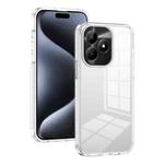 For Realme C51 2.5mm Anti-slip Clear Acrylic Hybrid TPU Phone Case(Transparent)