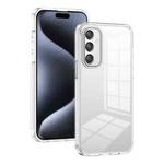 For Samsung Galaxy A25 5G 2.5mm Anti-slip Clear Acrylic Hybrid TPU Phone Case(Transparent)