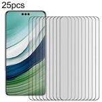For Huawei Mate 60 Pro 25pcs Full Glue 9H HD 3D Curved Edge Tempered Glass Film(Black)