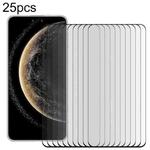 For Huawei Mate 70 Pro+ 25pcs Full Glue 9H HD 3D Curved Edge Tempered Glass Film(Black)