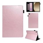 For Samsung Galaxy Tab A9 Extraordinary Series Leather Tablet Case(Rose Gold)