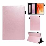 For Amazon Kindle Fire HD10 2021/2023 Extraordinary Series Smart Leather Tablet Case(Rose Gold)