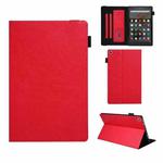 For Amazon Kindle Fire HD10 2017/2019 Extraordinary Series Smart Leather Tablet Case(Red)