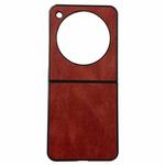 For ZTE nubia Flip Crazy Horse Texture Shockproof Protective Phone Case(Red)