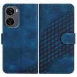 For ZTE Blade V50 Design 5G / Nubia Neo 5G YX0060 Elephant Head Embossed Phone Leather Case with Lanyard(Royal Blue)
