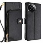 For Xiaomi Civi 4 Pro Zipper Bag Leather Phone Case(Black)