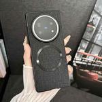 For vivo X Fold5 CD Magsafe Magnetic Cloth Texture Phone Case(Black)